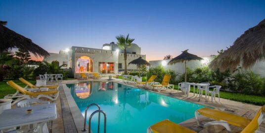 Magnifique Villa Avec Piscine pour location annuelle à Midoun – Route du phare