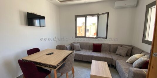 Location Annuelle –Appartement s+2 meublés en 1ère étage à route du phare-Djerba